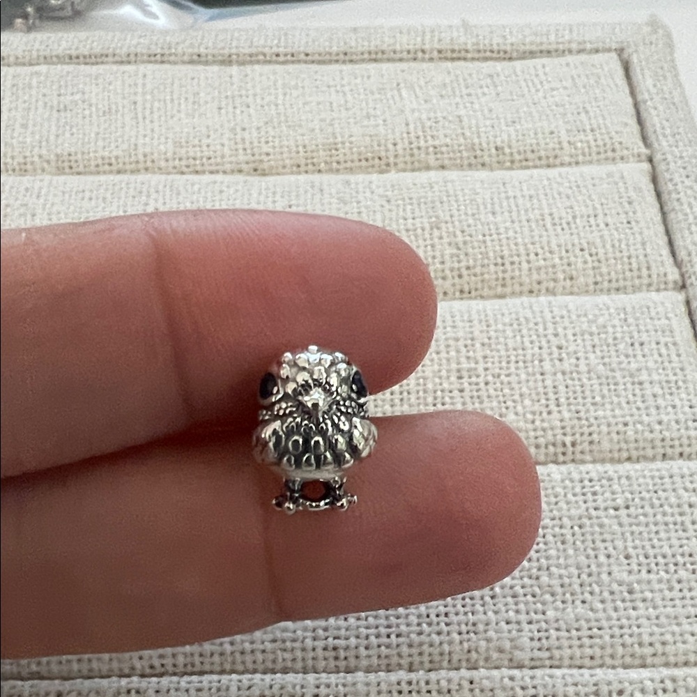 Sparkling Baby Chicken Chick Charm
